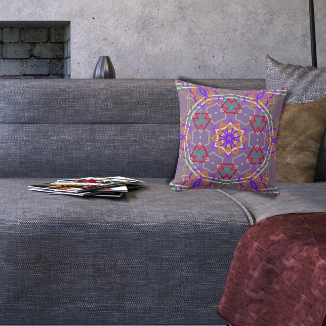 Geometric shapes Kaleidoscope Cushion (Creator Uploaded)