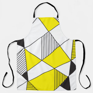 Geometric Shapes: Minimalist Seamless Pattern. Apron