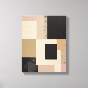 Geometric Shapes Modern Colourful Wrapped Art Canv Canvas Print