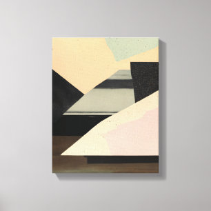 Geometric Shapes Modern Colourful Wrapped Art Canv Canvas Print