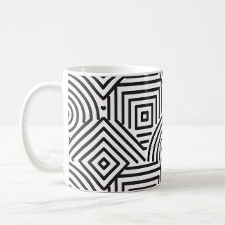 Geometric shapes pattern coffee mug