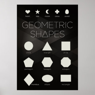 Geometric Shapes Poster