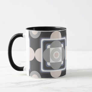 Geometric Shapes with Pink Mug