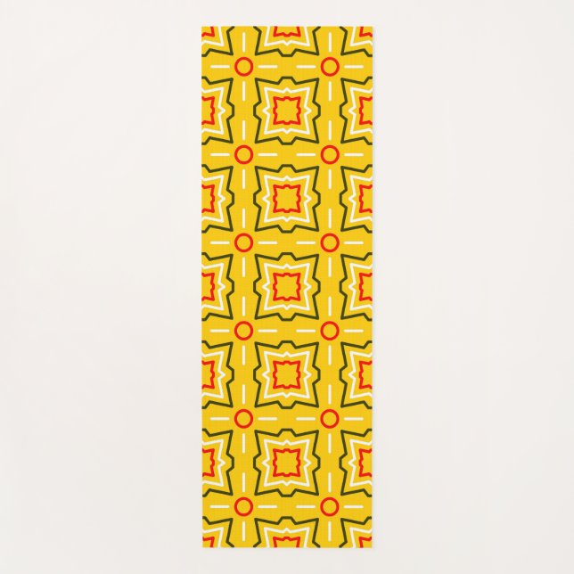 Geometric Shapes Yoga Mat (Front)