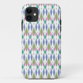 Geometric simple multicolored abstract pattern iPhone 11 case