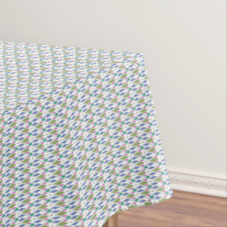 Geometric simple multicolored abstract pattern tablecloth
