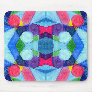 Geometric Skittles Mousepad