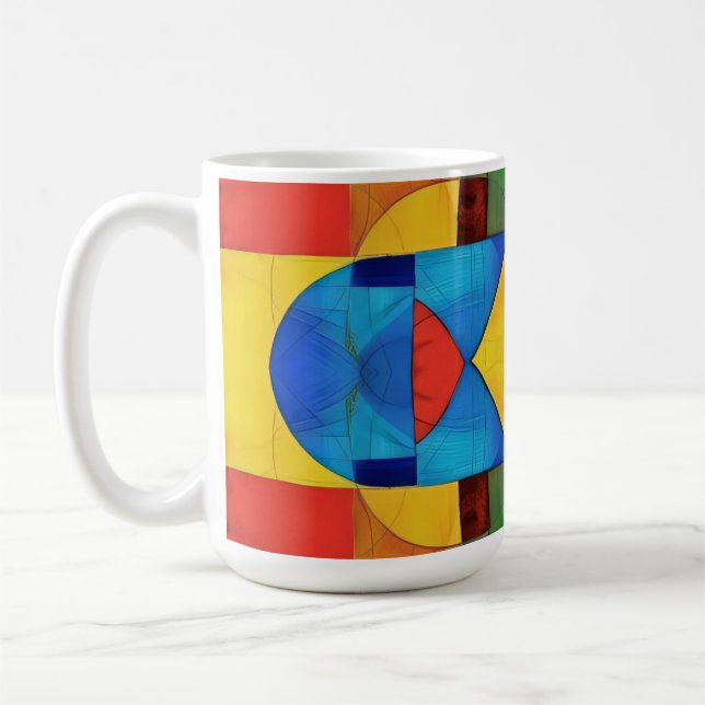 Geometric Spectrum Coffee Mug (Left)