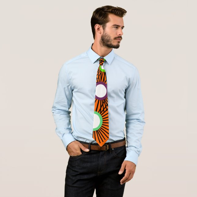 Geometric Spike Balls  Tie (In Situ)