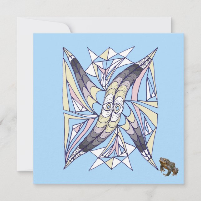 Geometric Spiral Composition  (Front)