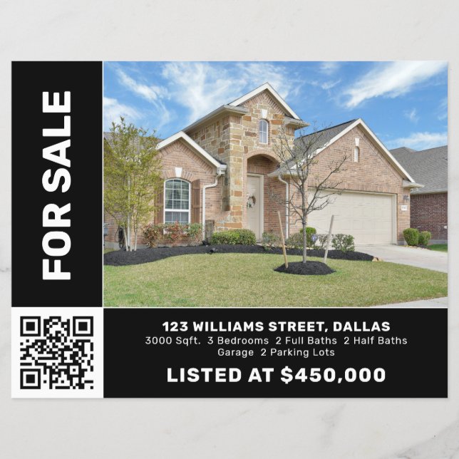 Geometric split professional corporate  flyer (Front)