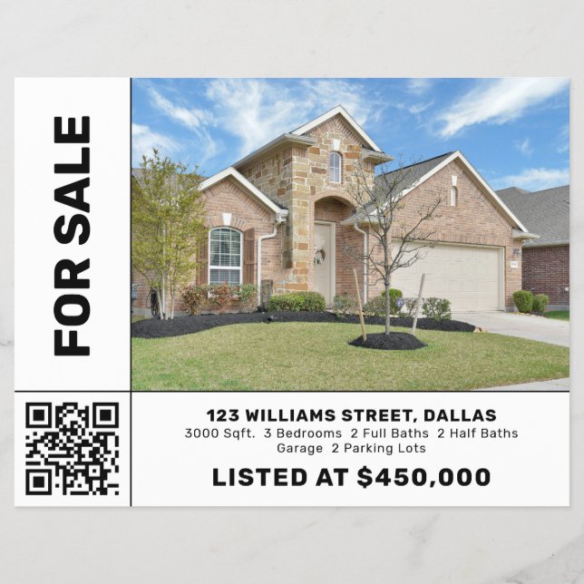 Geometric split professional corporate  flyer (Front)