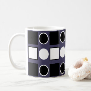 Geometric Square Circle Geometric Coffee Mug