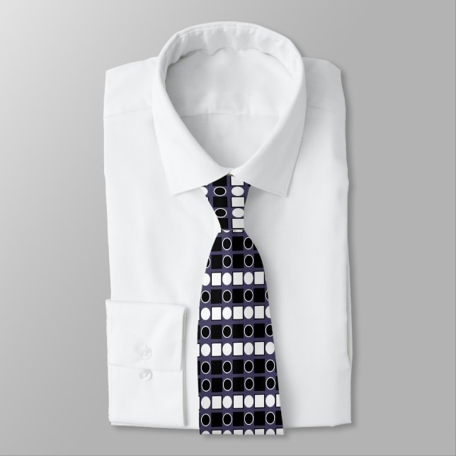 Geometric Square Circle Geometric  Tie (Tied)