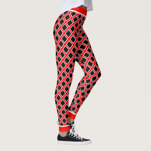 Geometric SQUARES PATTERN Leggings