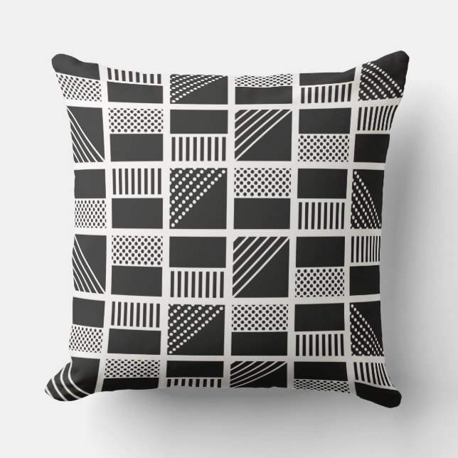 Geometric Squares throw pillows (Front)