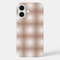 Geometric Squares with Mocha Mousse Gradient White