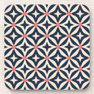 Geometric Star Pattern Coaster