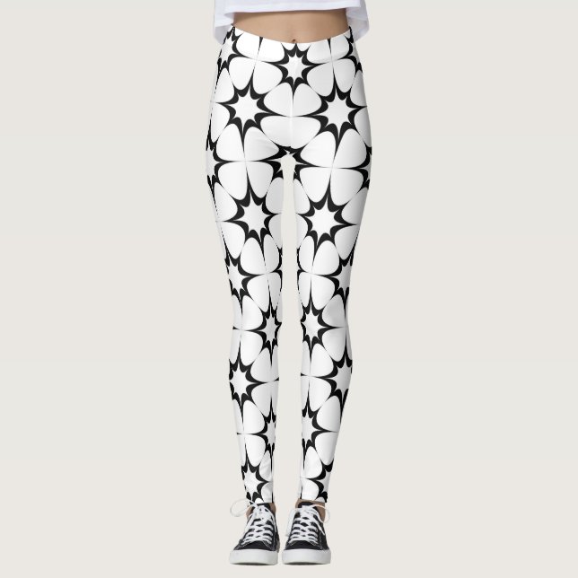 geometric stars leggings (Front)