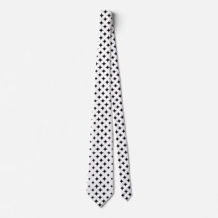 geometric stars tie
