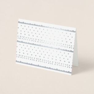 Geometric Stationery Foil Card