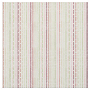 Geometric Stripes and Polka Dots Pastel Fabric