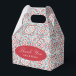 Geometric Style Sparkles Copper Metallic Wedding Favour Box<br><div class="desc">Beautiful Invitation to celebrate Special occasions and festivals comes with digital and E-invitation as per your request. We would love to replicate our designs to make multiple products like rsvp cards, labels envelopes, and more. Customisation is available for ready to print on request at info@shamaurcreatif@gmail.com. Look Forward to hearing from...</div>