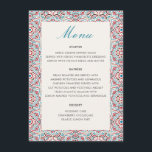 Geometric Style Sparkles Copper Metallic Wedding Menu<br><div class="desc">Beautiful Invitation to celebrate Special occasions and festivals comes with digital and E-invitation as per your request. We would love to replicate our designs to make multiple products like rsvp cards, labels envelopes, and more. Customisation is available for ready to print on request at info@shamaurcreatif@gmail.com. Look Forward to hearing from...</div>