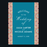 Geometric Style Sparkles Copper Metallic Wedding Poster<br><div class="desc">Beautiful Invitation to celebrate Special occasions and festivals comes with digital and E-invitation as per your request. We would love to replicate our designs to make multiple products like rsvp cards, labels envelopes, and more. Customisation is available for ready to print on request at info@shamaurcreatif@gmail.com Look Forward to hearing from...</div>