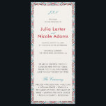 Geometric Style Sparkles Copper Metallic Wedding Program<br><div class="desc">Beautiful Invitation to celebrate Special occasions and festivals comes with digital and E-invitation as per your request. We would love to replicate our designs to make multiple products like rsvp cards, labels envelopes, and more. Customisation is available for ready to print on request at info@shamaurcreatif@gmail.com. Look Forward to hearing from...</div>