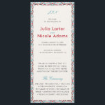 Geometric Style Sparkles Copper Metallic Wedding Program<br><div class="desc">Beautiful Invitation to celebrate Special occasions and festivals comes with digital and E-invitation as per your request. We would love to replicate our designs to make multiple products like rsvp cards, labels envelopes, and more. Customisation is available for ready to print on request at info@shamaurcreatif@gmail.com. Look Forward to hearing from...</div>