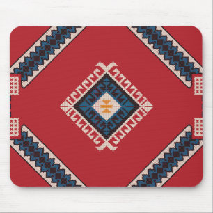Geometric stylish classic cute-trendy colorful  mouse pad