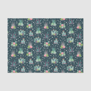 Geometric Succulents Pattern Tissue Paper