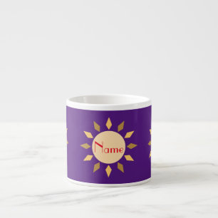 Geometric Sun  Circle Thunder_Cove   Espresso Cup