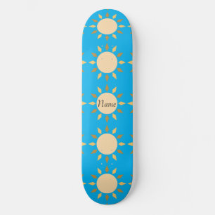 Geometric Sun  Circle Thunder_Cove Skateboard