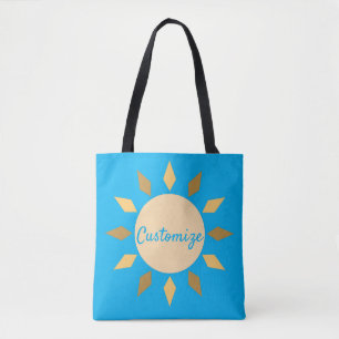 Geometric Sun Circle Thunder_Cove Tote Bag