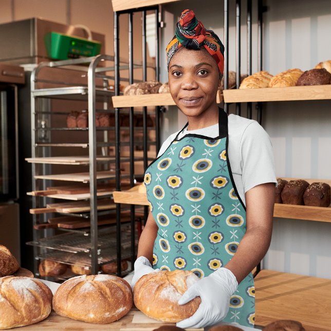 Geometric Sunflower Apron (Creator Uploaded)