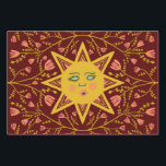 Geometric Suns Vines FLowers Pink Wine Green Wrapping Paper Sheet<br><div class="desc">Hope you like this hand made paper variety pack.  Check out my shop for lots more colours and patterns and let me know if you'd like something customised.</div>