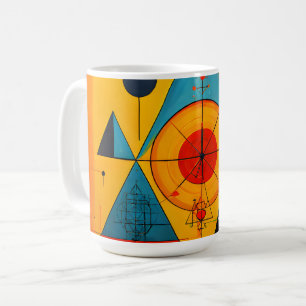 Geometric Symbols Abstract #01 Coffee Mug