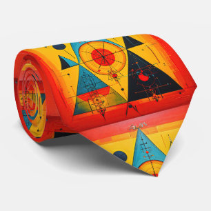 Geometric Symbols Abstract #01 Tie