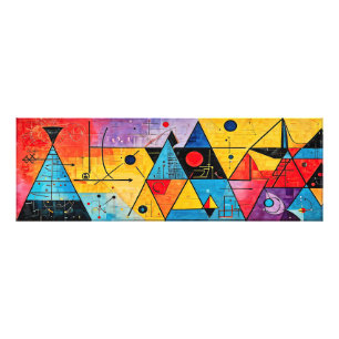 Geometric Symbols Abstract #02 Photo Print