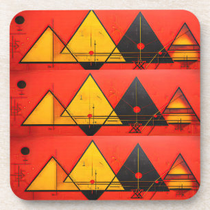 Geometric Symbols Abstract #03. Coaster