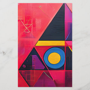 Geometric Symbols Abstract #04. Stationery