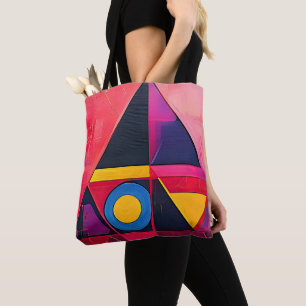 Geometric Symbols Abstract #04. Tote Bag
