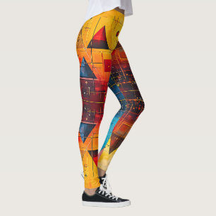 Geometric Symbols Abstract #05.  Leggings