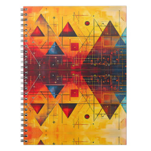 Geometric Symbols Abstract #05. Notebook
