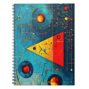 Geometric Symbols Abstract #06. Notebook