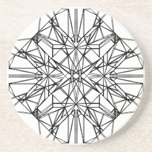 geometric symmetry coaster