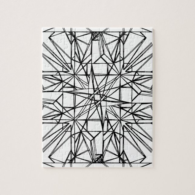 geometric symmetry jigsaw puzzle (Vertical)