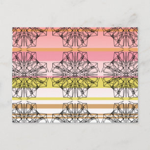 geometric symmetry postcard